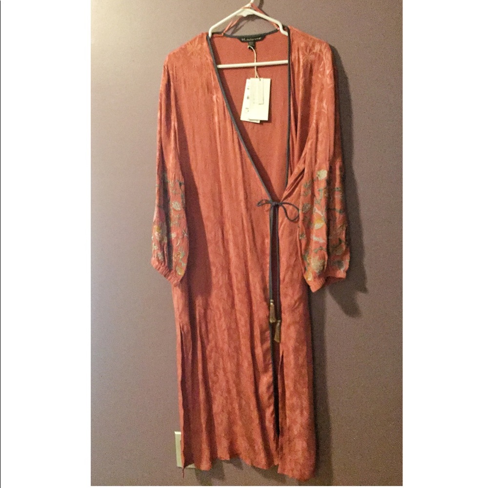 Trf_outerwear boho long kimono Zara